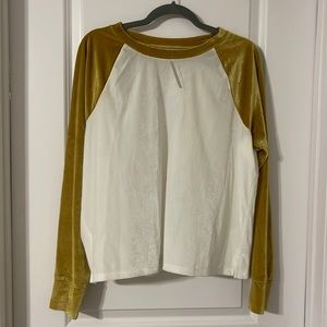 Velour Full length Baseball tee.